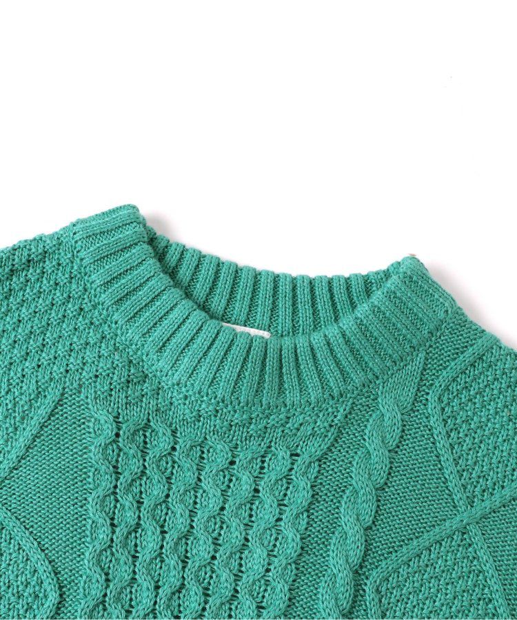 日本 BREEZE - 可水洗明亮色滾邊針織毛衣-耀眼橘