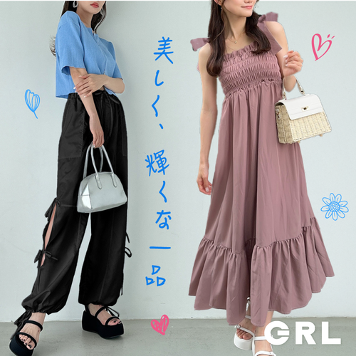 ♡多款春夏美洋裝【日本GRL】還有時尚丹寧褲，旅行季節最亮眼～