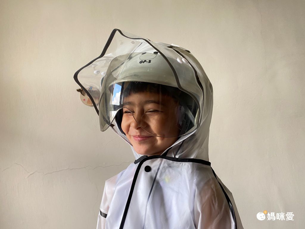 卡通圖書包位兒童雨衣-獅子-黃色-無綁帶吊繩