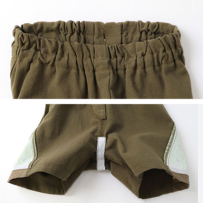 日本 ZOOLAND - 100%棉 水果切片印花舒適短褲-西瓜