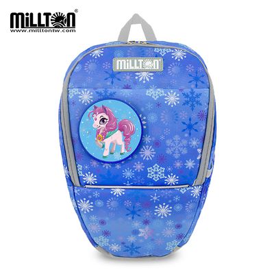 澳洲 Millton - 休閒護脊書包｜藍界雪境Snowy World｜10L 200g