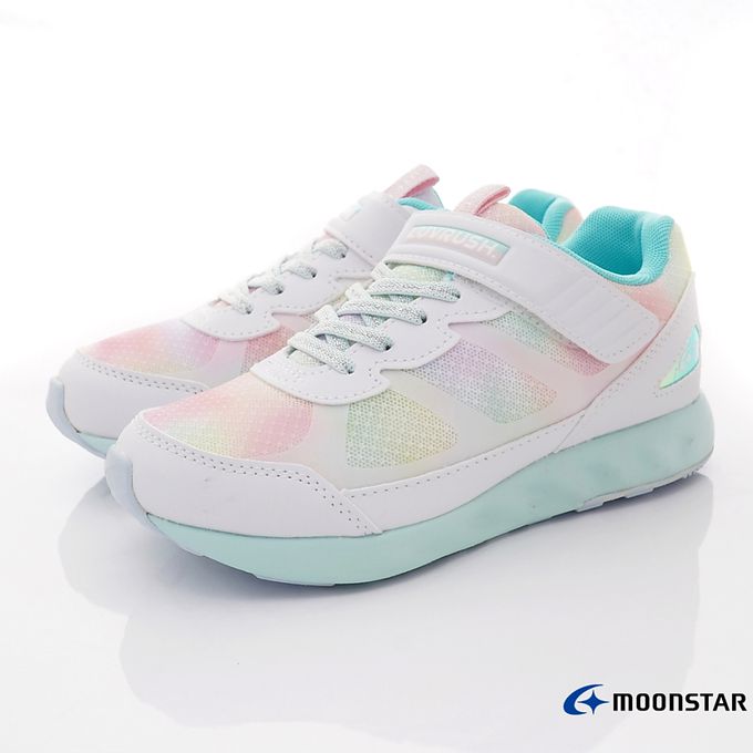 Moonstar日本月星 - LV競速2E運動鞋(中大童段)-運動鞋-白綠