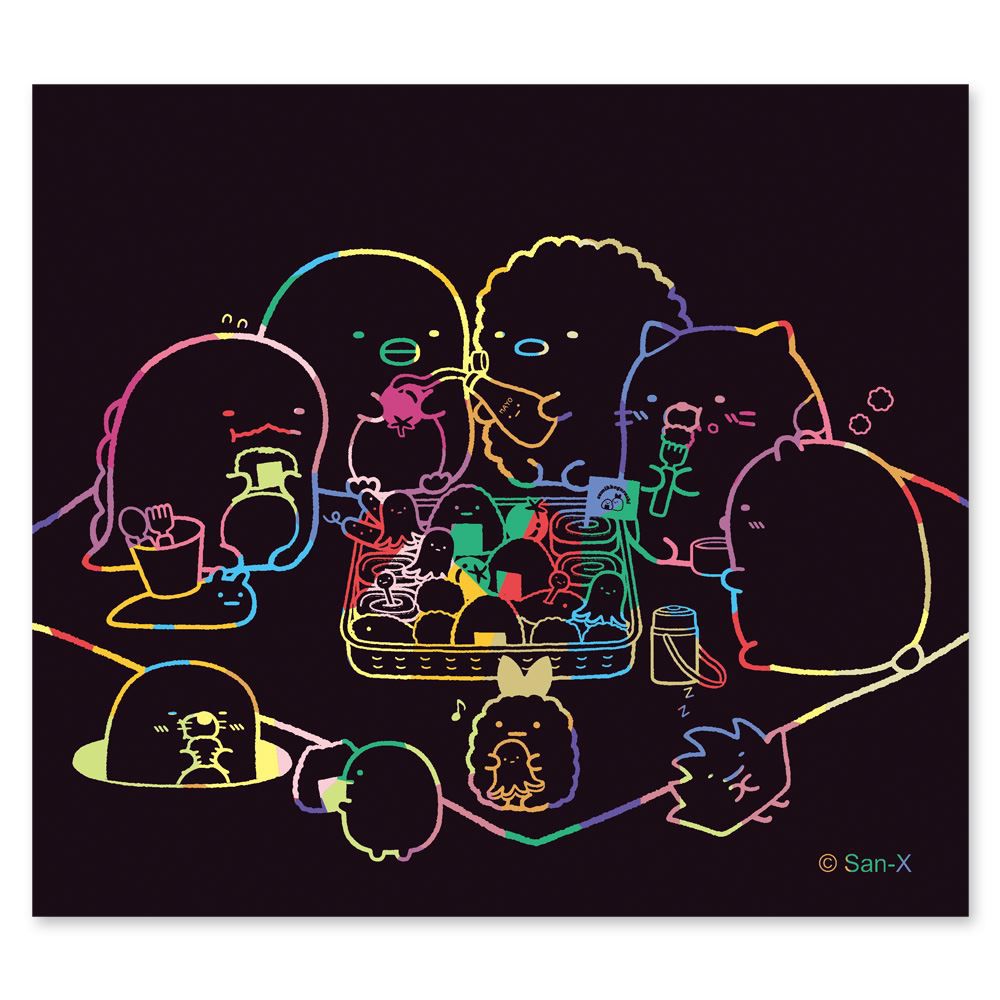 世一文化 - 角落小夥伴刮畫-野餐篇