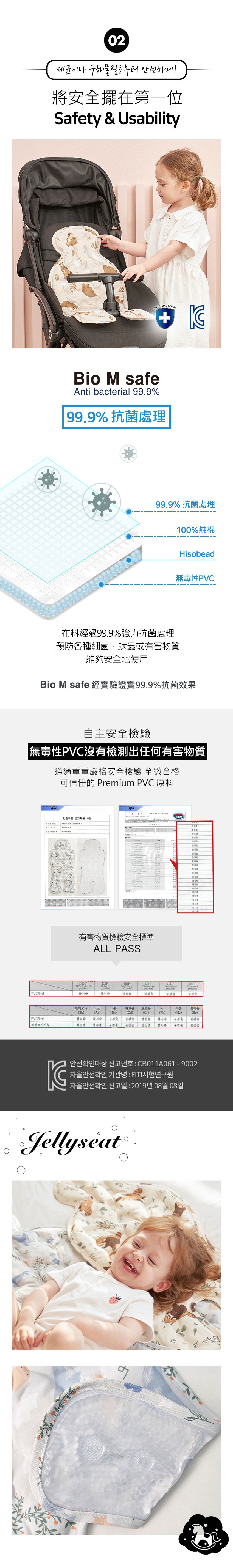 韓國 Jellypop - 獨家冰珠專利長效酷涼感推車座墊+床墊-夢幻小羊