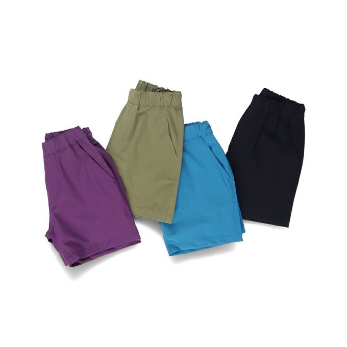 日本 BRANSHES - 水陸兩穿 輕便彈力休閒短褲-紫