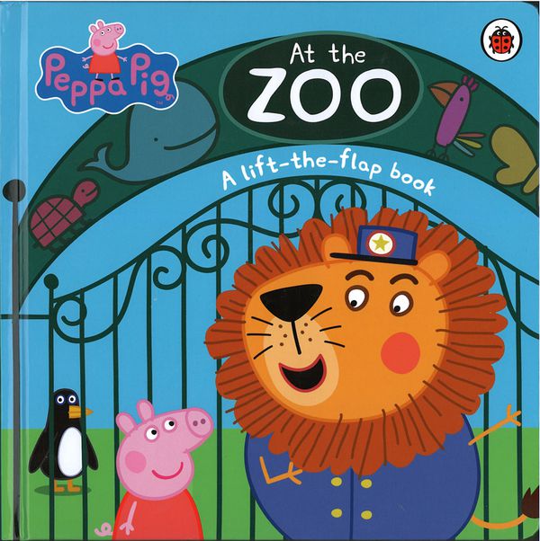 PEPPA: AT THE ZOO-硬頁翻翻書
