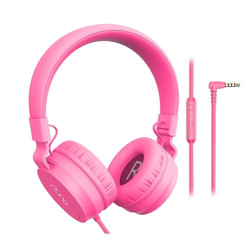 PURO SOUND LAB - PuroBasic 兒童耳機-附麥克風-粉紅色 (18 x 16.5 x 7.5 cm)