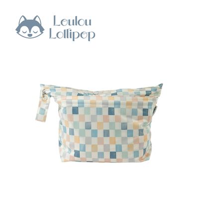 Loulou Lollipop - 可掛式防水雙層萬用收納包-繽紛格紋