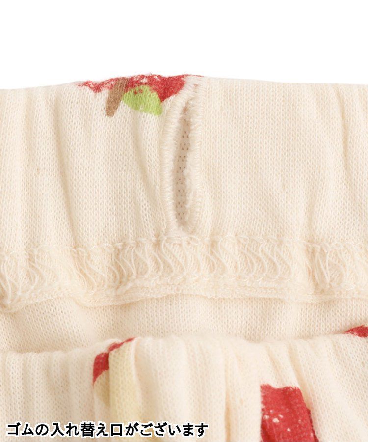 日本 BREEZE - 荷葉肩蘋果圖案成套家居服-青蘋果