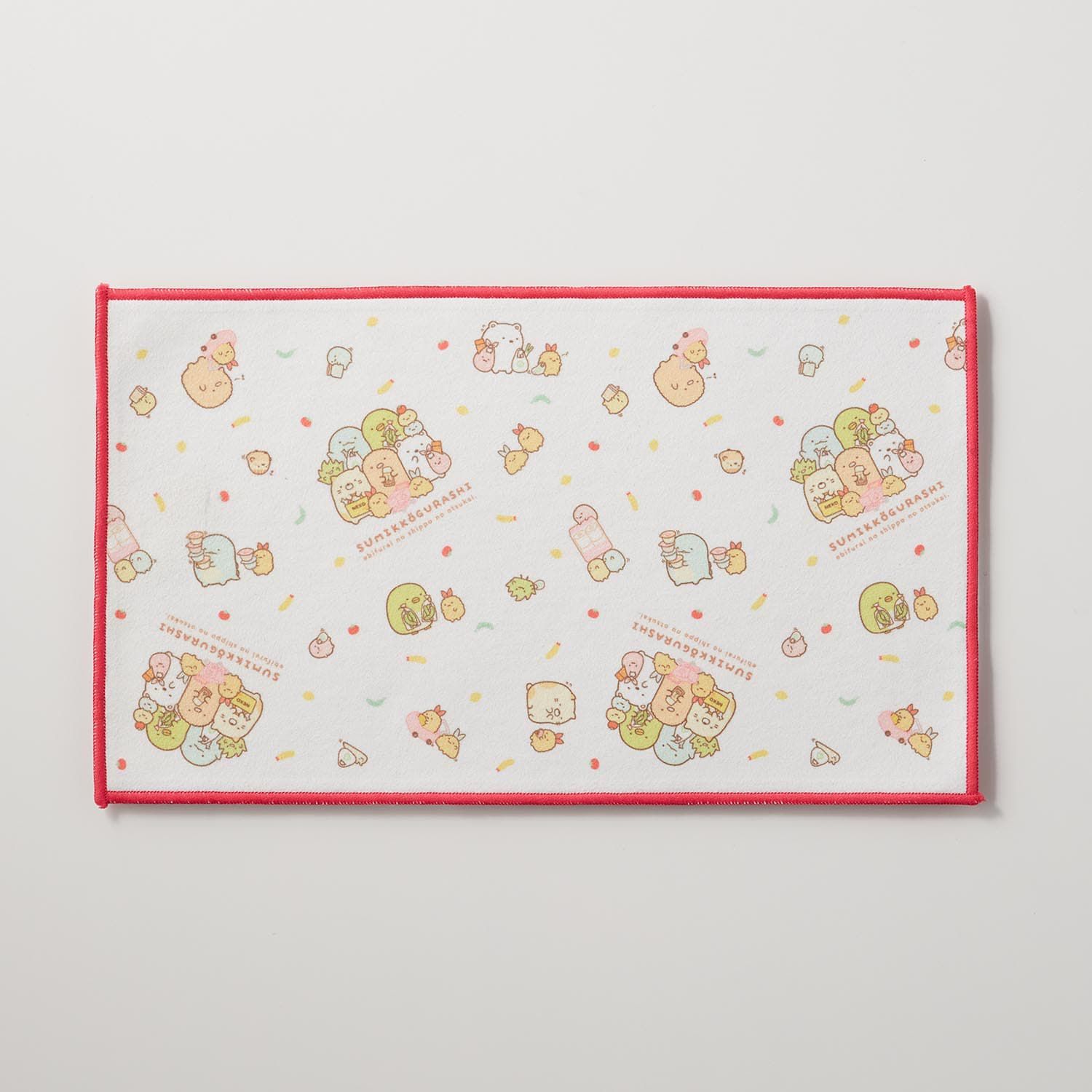 日本千趣會 - 日本製 角落生物超細纖維吸水抹布-炸蝦-水藍 (20×35cm)