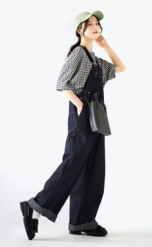 日本 zootie - 文藝復古格紋澎澎短袖上衣-黑x白