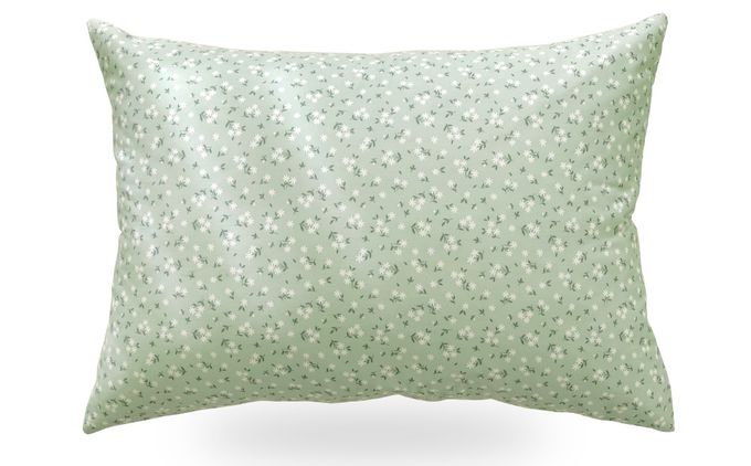 韓國 Maatila - 超細纖維桃皮感枕套-綠庭院花圃 (50X70cm)