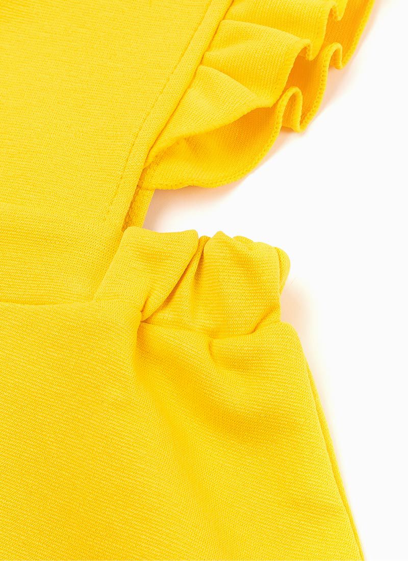 韓國 OZKIZ - (附包包)荷葉裝飾背心裙