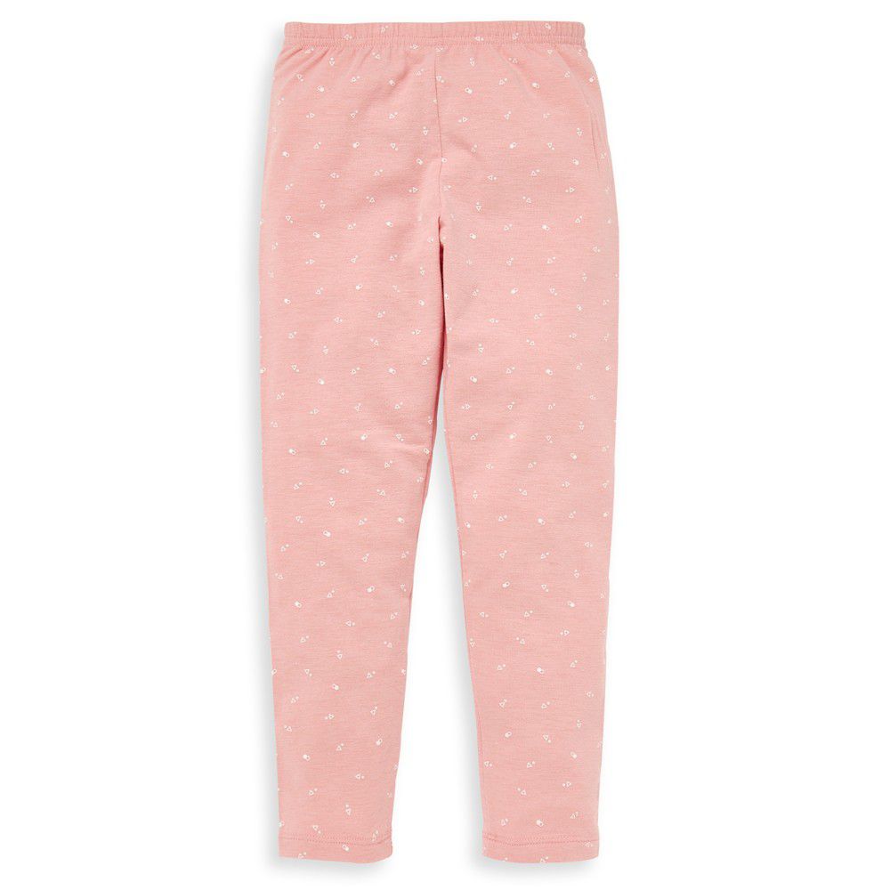 麗嬰房 Little moni - 發熱紗合身褲-粉紅