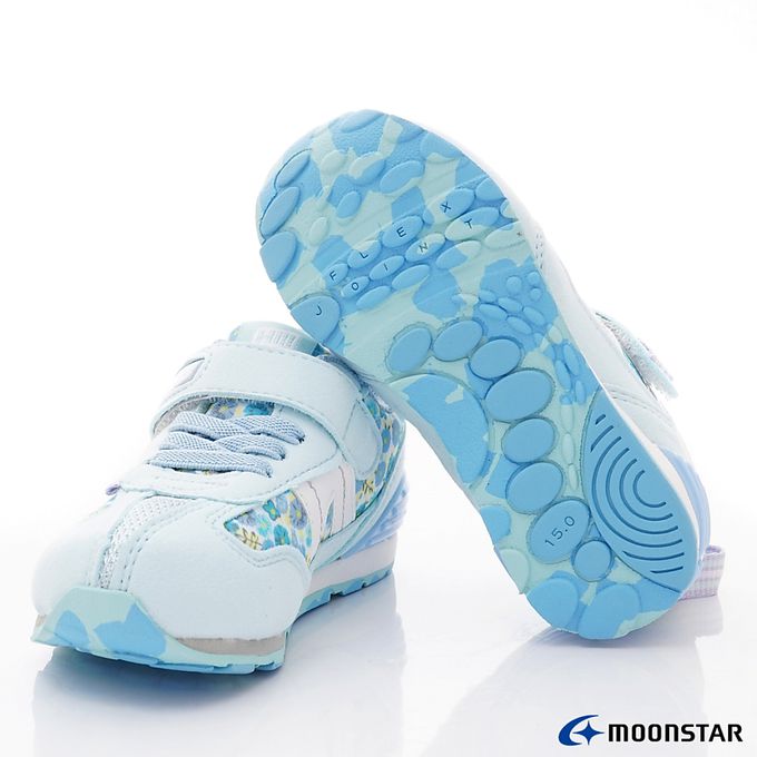 Moonstar日本月星 - HI系列十大機能童鞋-MSC23269淺藍(中小童段)-機能運動鞋-淺藍