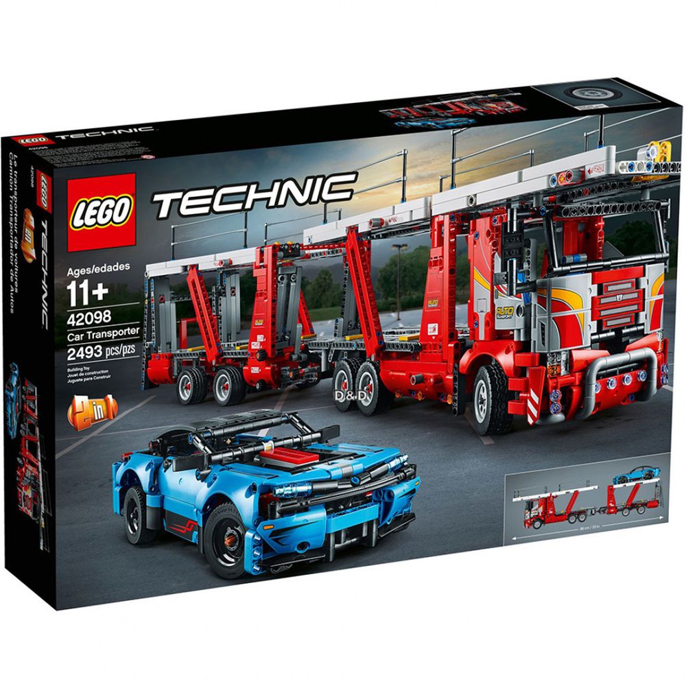 【新品】樂高Technic科技系列-汽車運輸車42098-2493pcs