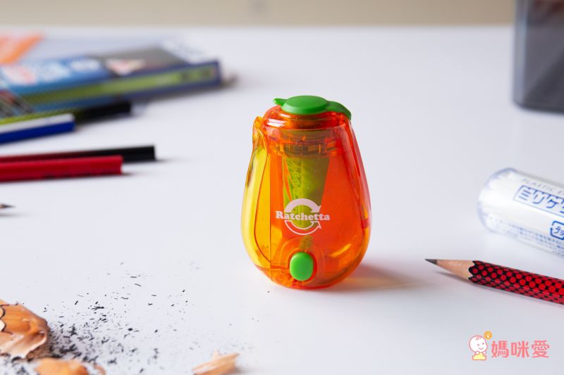 日本文具 SONIC - 左右交互旋轉削鉛筆器-完成通知款 (粉)