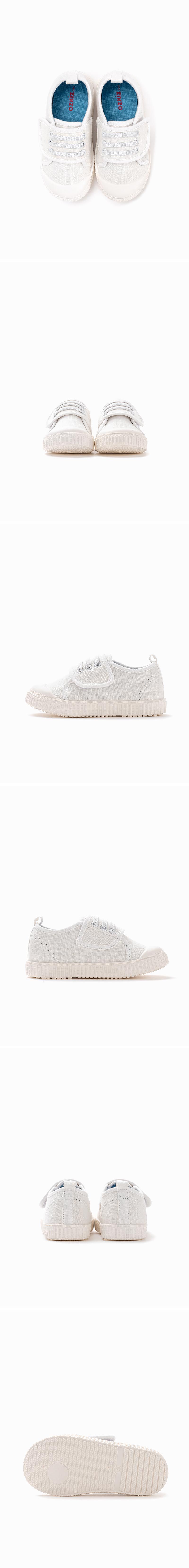 韓國 OZKIZ - 裝飾鞋帶簡約單色餅乾鞋-天藍