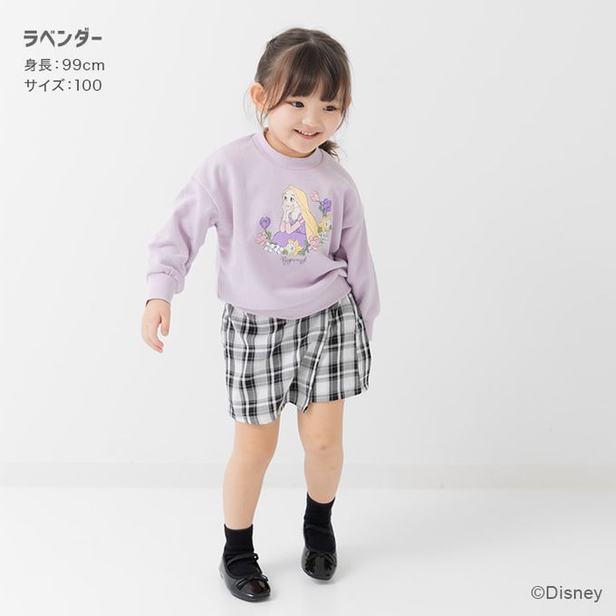 日本 Chil2 - 迪士尼限定 裏毛長袖上衣-樂佩公主-奶油米