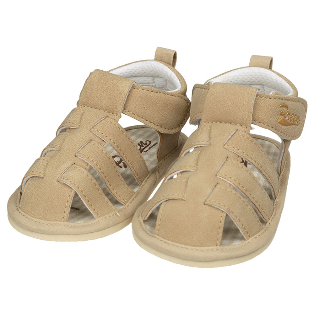 學步廓爾喀涼鞋-淺卡其色