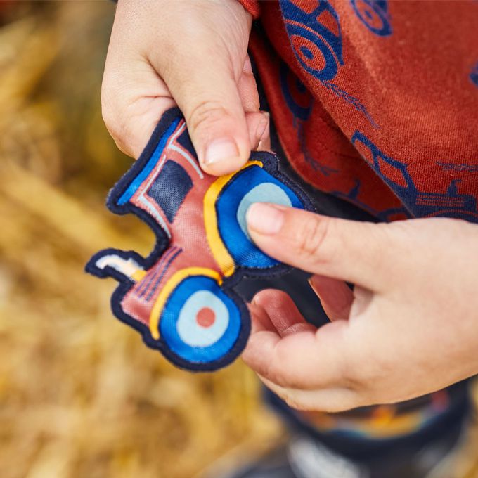 英國 JoJo Maman BeBe - 保暖100%純棉長褲-拖拉機