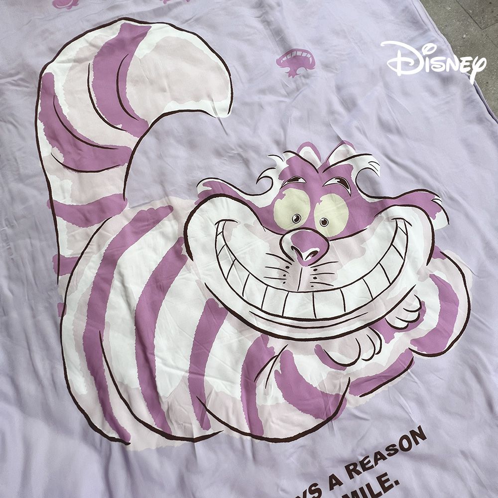 Disney 迪士尼 - 迪士尼天絲兒童三合一睡墊-紫色柴郡貓