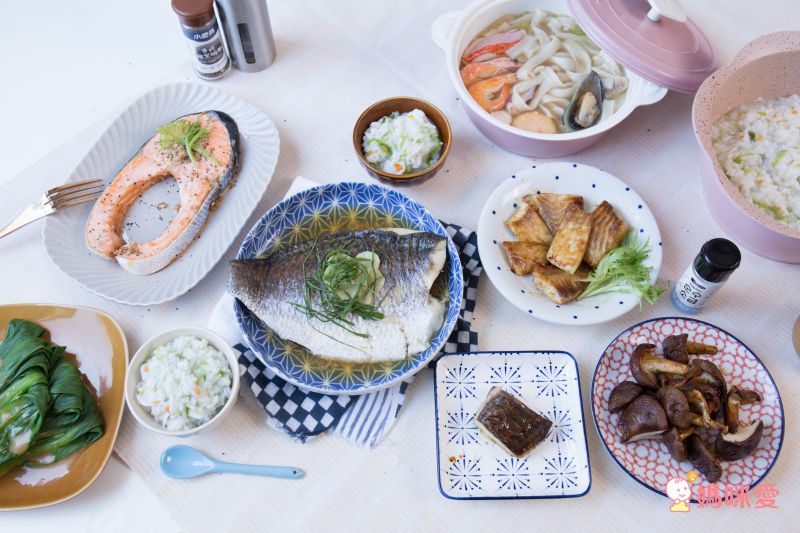 【一吉鮮新鮮水產】豪華海鮮麵、去刺鮮嫩鱸魚片、智利鮭魚片