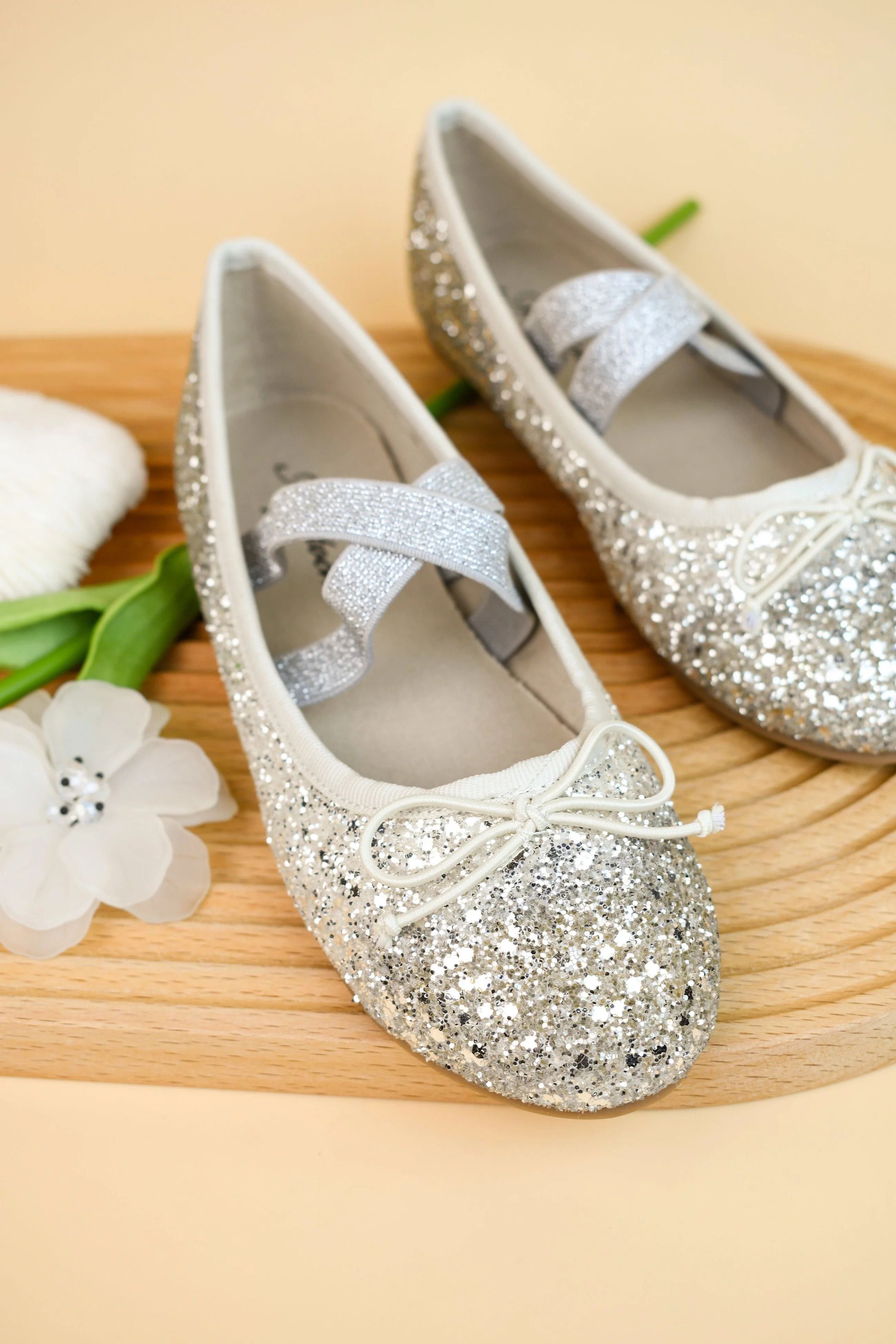 MYSTOCK - 閃亮仙子滿滿亮片童鞋-LT SILVER