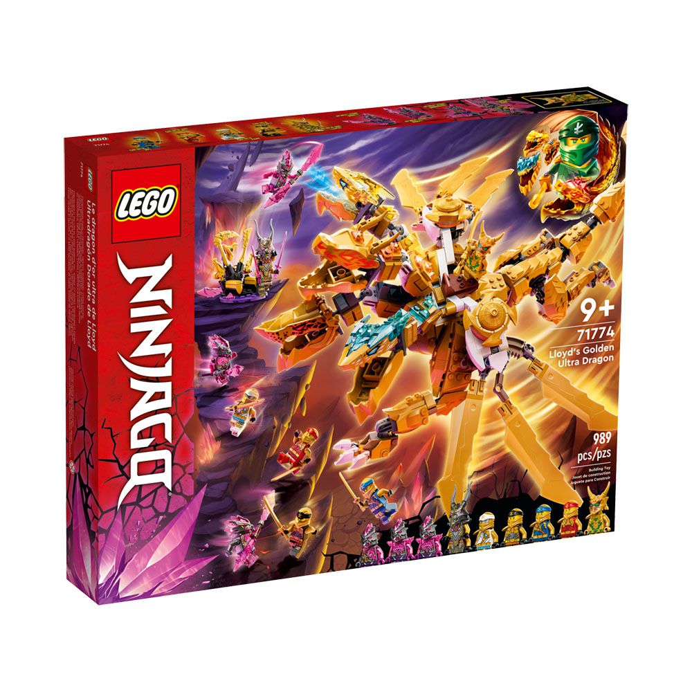 樂高積木 LEGO《 LT71774 》NINJAGO 旋風忍者系列 - 勞埃德的黃金超級巨龍-989pcs