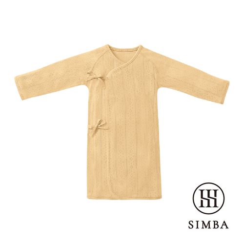 Simba 小獅王辛巴 - Air Upper 透氣棉新生兒反袖肚衣加長款-長袖-旦黃 (60cm)