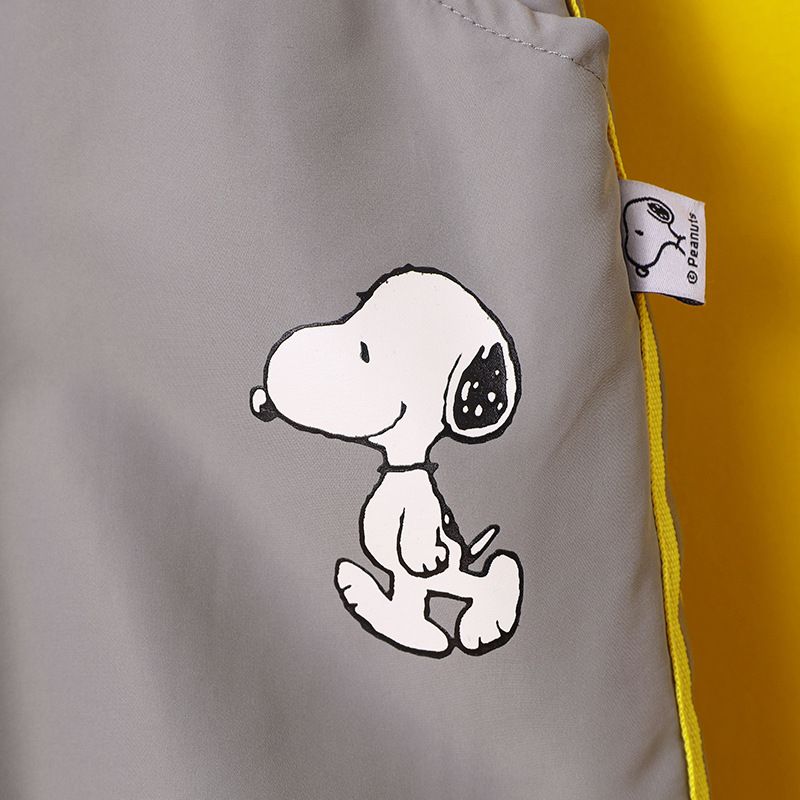 卡通人物史努比保暖90%羽絨運動長褲-SNOOPY-黑色