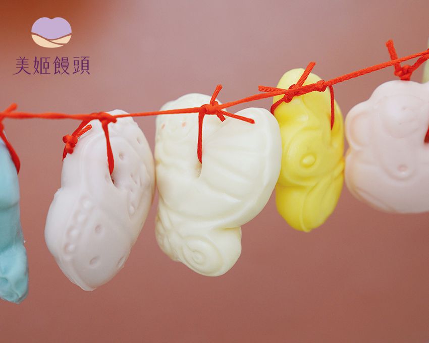 美姬饅頭 - 寶寶收涎饅頭-6入-20g/顆