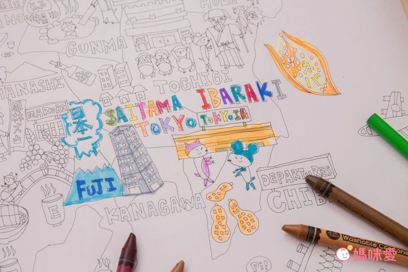 日本 NuRIE - 日本製 創意著色大型塗鴉紙(捲式)-ANIMAL LAB (A0(約84x119cm))