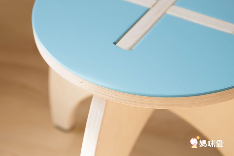 HELLO MONKEY - 兒童椅凳-粉藍