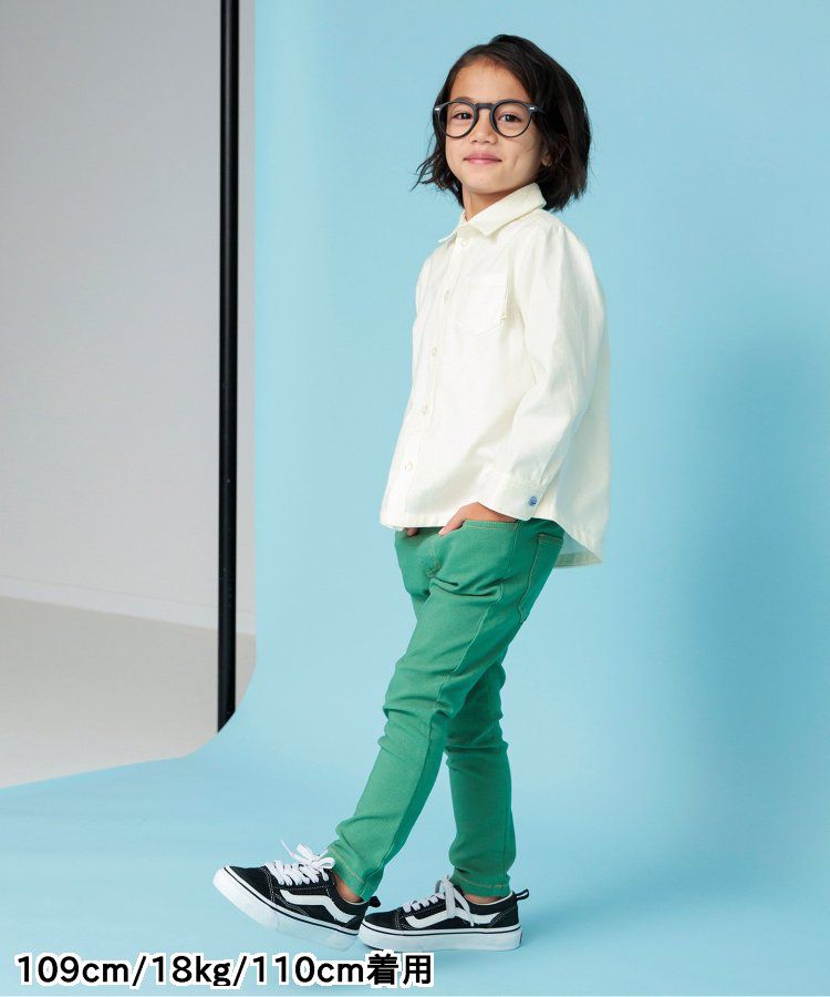 日本 BREEZE - [推薦]氣質系正式領長袖襯衫-素面-米白