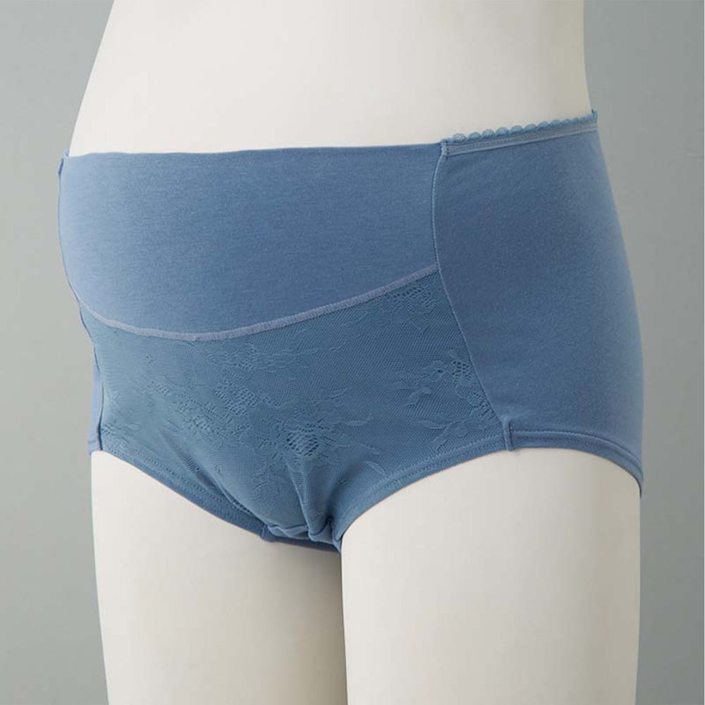 akachan honpo - 孕婦內褲 產後也可穿-棉質-藍色