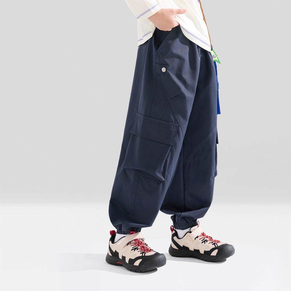 戶外機能耐磨工裝褲-藏青