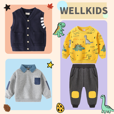WELLKIDS ✧ 韓風潮流童裝 ✧ 襯衫、背心等混搭不撞款超有型 ✧