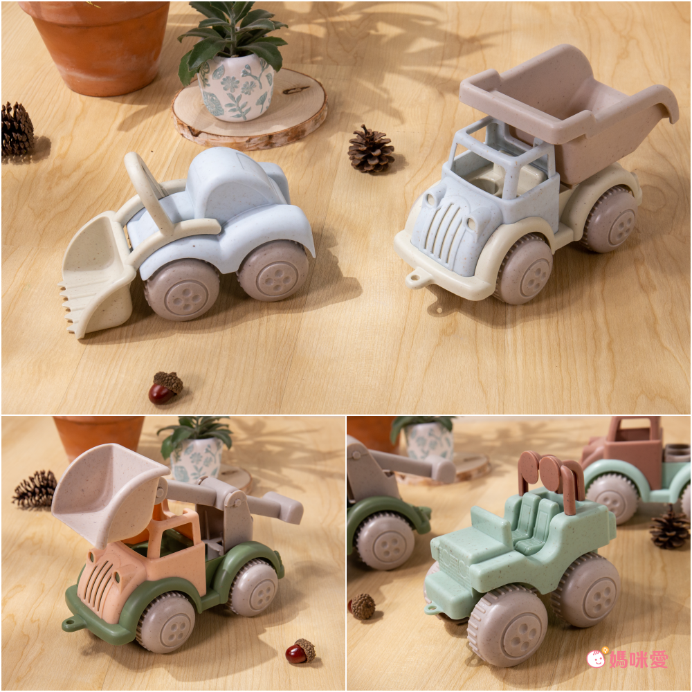 瑞典Viking toys - 莫蘭迪色系 - 薄荷可可(越野吉普車)