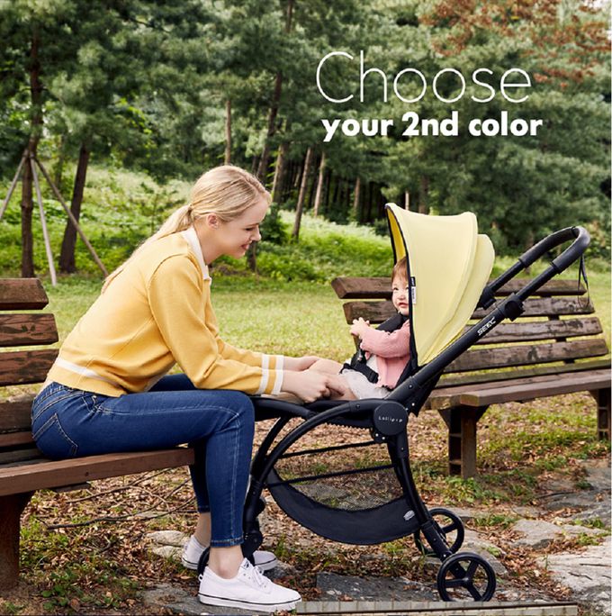 韓國SEEC棒棒糖雙向輕巧登機車-黑色