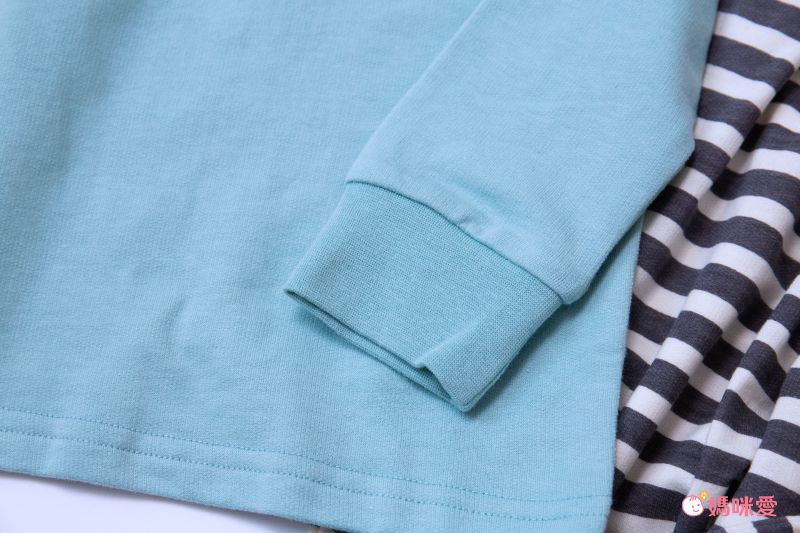 日本 ZOOLAND - 童趣印花圓領長袖上衣-吊帶小熊-薄荷綠