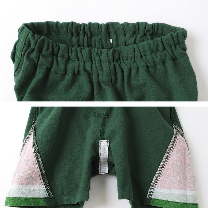 日本 ZOOLAND - 100%棉 水果切片印花舒適短褲-西瓜