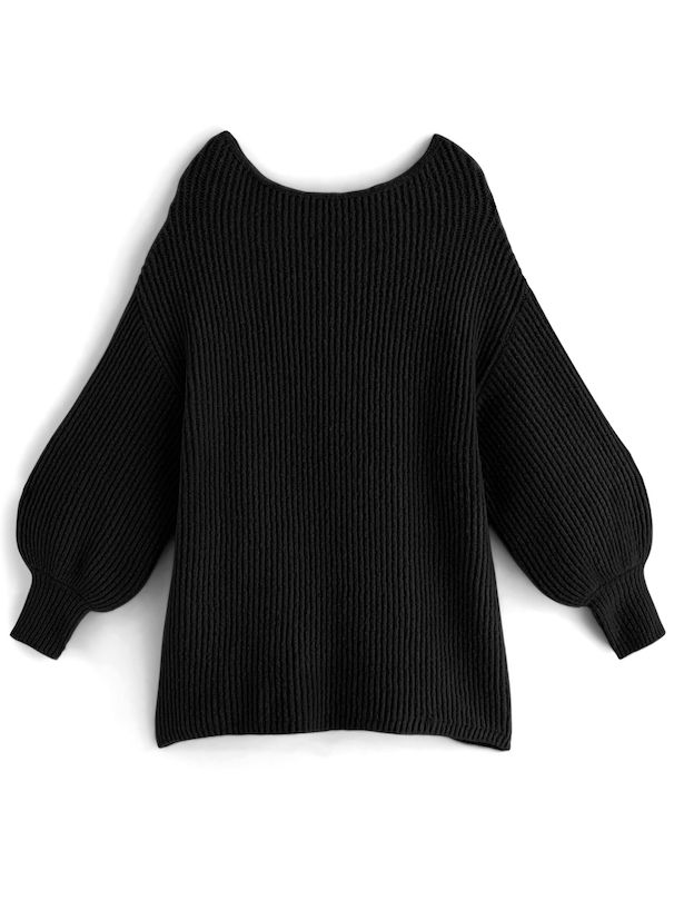 日本 GRL - 大圓領露肩針織短版洋裝-可可棕 (F)