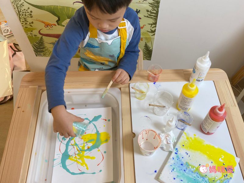 kidzcrayon - 兒童無毒顏料(手指膏/流體畫)250ml補充瓶-白