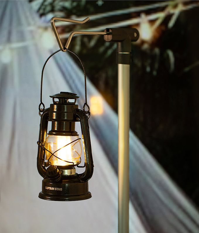 日本CAPTAIN STAG - 暖色復古款LED油燈-古銅色