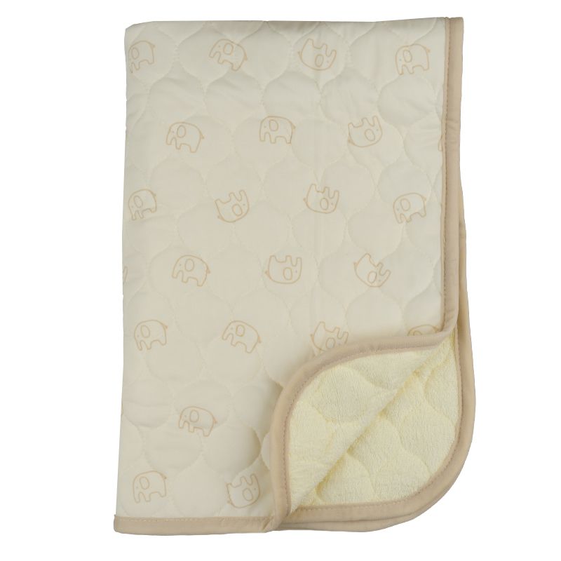 akachan honpo - 雙面涼爽保潔墊附除濕片-迷你款-象牙白色 (約60cm×90cm)