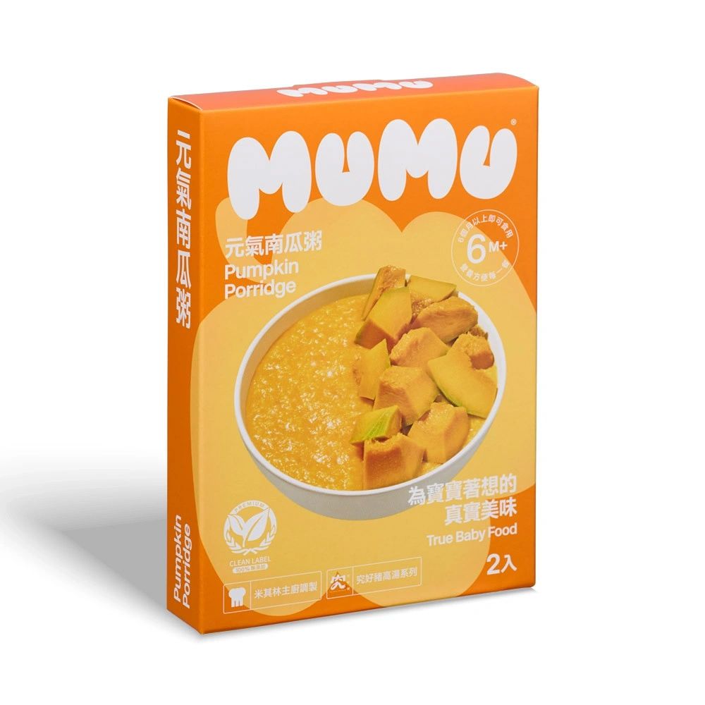 MUMU - 元氣南瓜粥150gx2包/盒