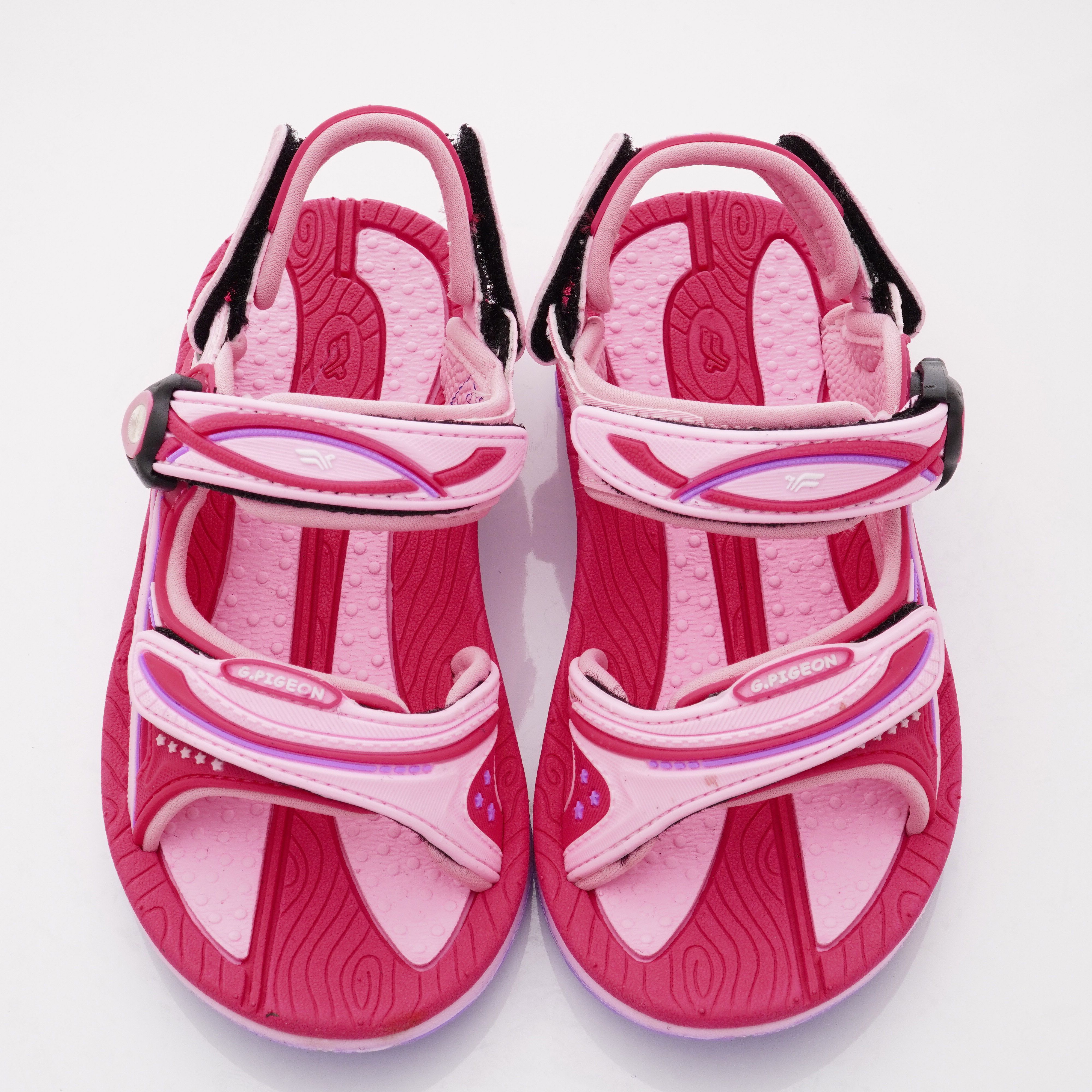 G.P - 造型磁扣兩穿涼拖鞋款(中小童段)-桃紅