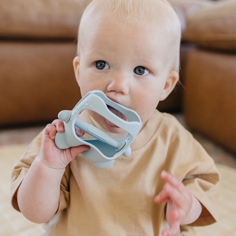 手套矽膠固齒器-快樂小象