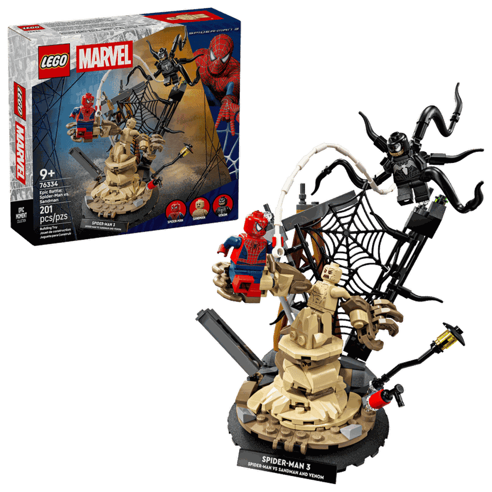 LEGO 76334 史詩級對決：蜘蛛人 vs. 沙人 Epic Battle: Spider-Man vs. Sandman